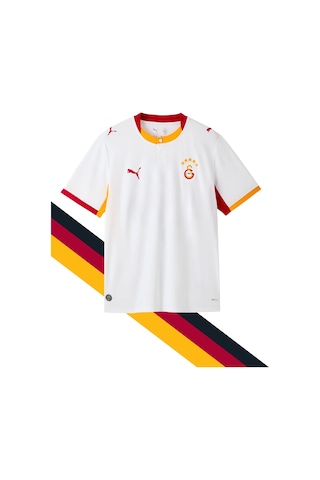 Gs Frm 046 785005 Galatasaray Orjinal Lisanslı Puma 2026/2027 Alternatif Beyaz Çocuk Forma Lazer Baskılı Hediye Kutu