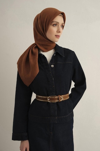 Armine S00oa0444439 16 Armine Pamora Eşarp 2 Kahverengi