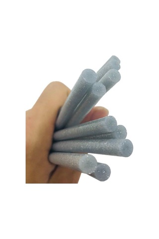 Venturemart Renkli 7 Gümüş Simli Sıcak Tutkal Çubukları Yapıştırma Tabancası El Sanatları Tele