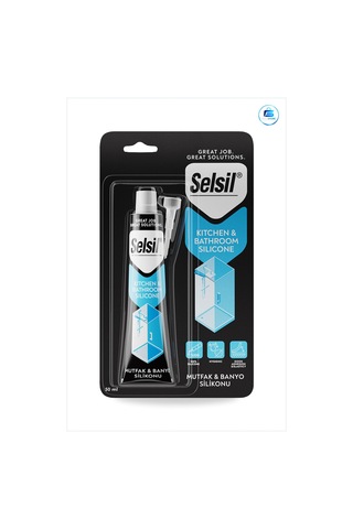Şeffaf Tüp Silikon 50 Ml Mutfak Ve Banyo Duşakabin Sızdırmazlık D