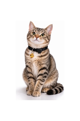 Urban Paws Kedi Tasması Noir Black Ayarlanabilir, Dayanıklı, Hafif-10mm