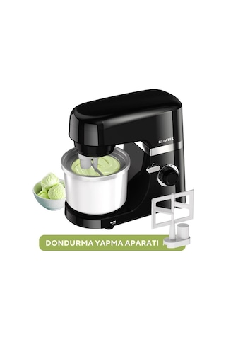 Kumtel HSM-02 1800 W 4.5 L Dondurma Yapma Aparatlı Hamur Yoğurma Makinesi