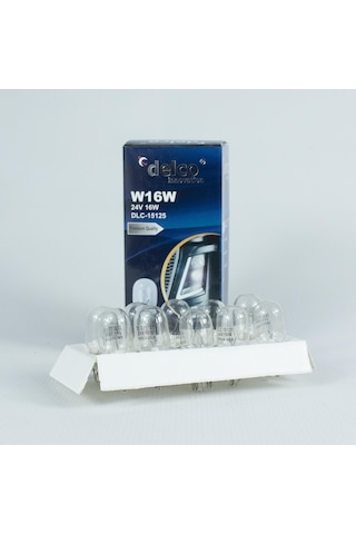 Delco U.s.a W16w T15 Ampul 24 Volt 16w Dipsiz 10 Adet