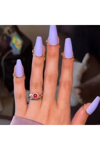 Youtek 10 Adet Yeniden Kullanılabilir Ayarlanabilir Metal Tırnak Yüzükleri - Pratik Dıy Tırnak Aksesuarı