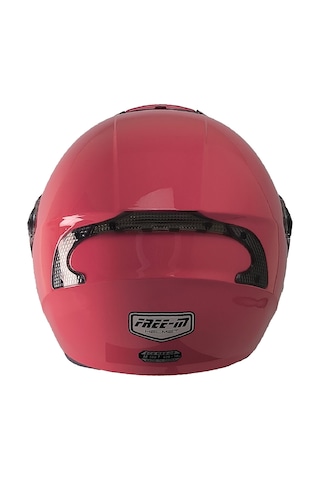 Motosiklet Açık Kask - Ultra Hafif 820gr - Ece Belgeli- Buff li Pembe