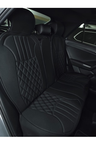 Toyota Corolla Yeni Lüx Oto Koltuk Minderi Ön Arka 5'li Set Elegance Serisi Siyah