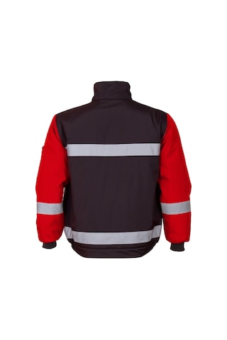 Ssm 0870 Füme-Kırmızı Su Ve Rüzgar Geçirmez Soğuk Hava Iş Montu