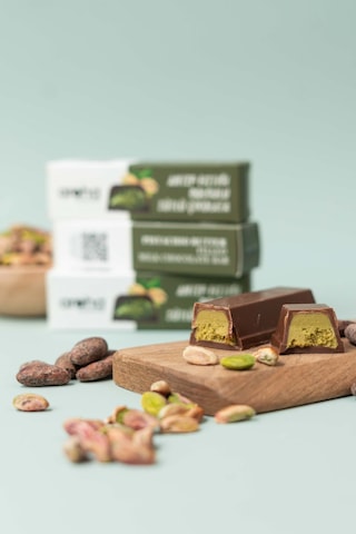 Antep Fıstığı Dolgulu Sütlü Çikolata - 38 G X 4 Adet