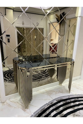 Ekgconcept Piyano Model Lüx Gümüş Paslanmaz Dresuar Gümüş