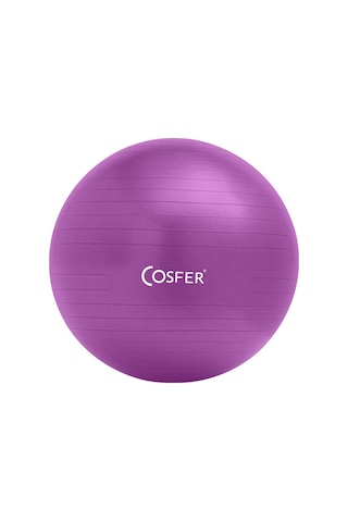 Delux Serisi Cosfer & Plt-20 Cm Kutulu Pilates Topu Mor Nefes Hareket Aktif