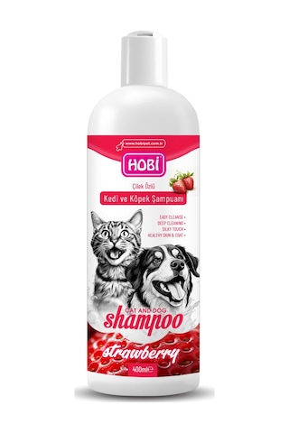 Hobi Çilek Özlü Kedi Köpek Şampuanı 400 ML