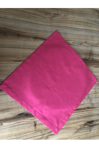 Fuşya Kumaş Peçete 6 Adet 40x40 Cm Çok Renkli