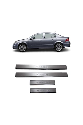 Opel Astra H Sedan Krom Kapı Eşiği 4 Prç 2004-2010