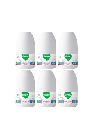 Siveno Doğal Roll-On Kadın 6 x 50 ML
