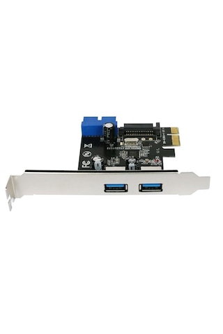 Pci Express Usb 3.0 2 Port Sata Güç 19 Pin Çoklayıcı Kart