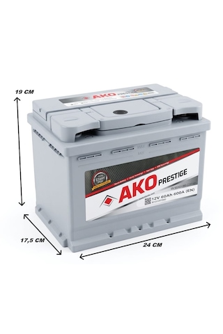 Ako Prestige 12 V 60 Ah 600 A En Efb Start-stop Akü