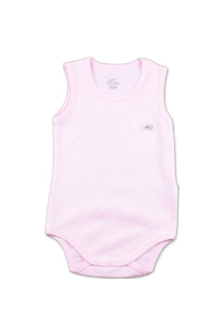 Albimini Minidamla Penye Askılı Body (2-4 Yaş) 43154 Pembe