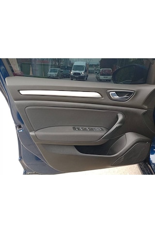 Renault Megane 4 Sedan Krom Kapı İç Çıtası 4 Parça Taşlı 2016-202
