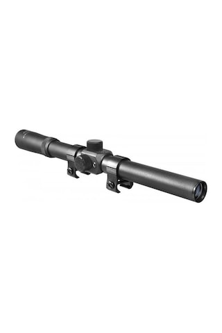 Nikula 4x20 Full Çelik / Tek Gözlü Dürbün Siyah