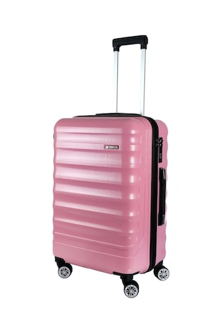 Vegmann Delphin Pembe Büyük Boy Valiz Pembe