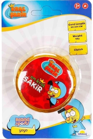 Kral Şakir Yoyo 6cm Sarı Işıklı