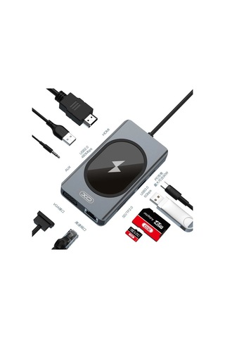 Özel Seri Docking Giriş Teknoloji Type-c 9'u 1 Arada Hdmı 15w