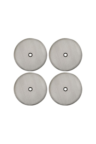 Homyl 4 Adet French Press Yedek Filtre Paslanmaz Çelik Örgü Ev Gümüş