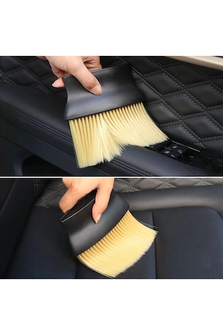 Durukar Yumuşak Kıllı Ve Ergonomik Saplı Araç İçi Detaylı Toz Temizleme Fırçası Çok Renkli