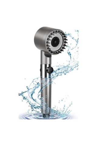 Turbo Fan Pervaneli 5 Fonksiyonlu Su Tasarruflu Duş Başlığı El Tipi Yüksek Basınçlı Duş Başlığ Diğer