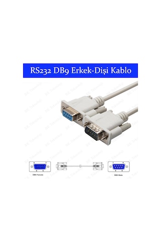 9 Pin Erkek To 9 Pin Dişi Seri Db9 Rs232 Erkek-dişi Dönüştürücü U