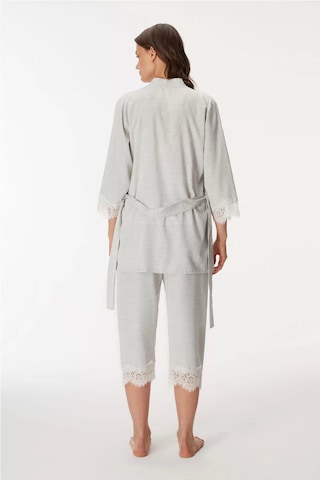 Moon Wear 11403 Anıl Sabahlık Ve Atlet Takım Kadın Gri