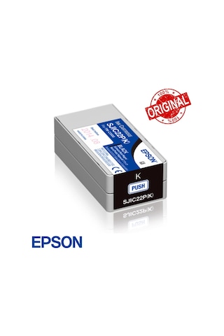 Epson Colorworks Tm C3500 Kartuş Black Sjıc22P K C33S020601