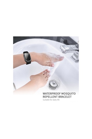 Xiyyadms Beyaz Ultrasonik Entegreli Sivilce Kovucu Bileklik - Çocuk Ve Yetişkinler İçin İç/ Dış Mekan Koruması