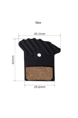 Nutt Hidrolik Fren Balata E-bisiklet E-scooter 1 Çift