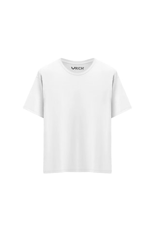 Rich Erkek 3 Lü Paket %100 Pamuk Oversize Tişört Basic Bisiklet Yaka Kısa Kollu T-shirt Gri