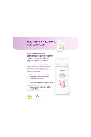 Biobellinda Kolajen & Hyaluronıc Nem Şampuan 250 Ml İnce Telli