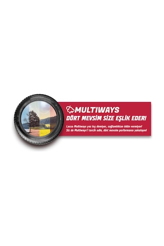 Lassa 195/55R16 Multiways 91V Xl 4Mevsim Lastik 2021 Tarih