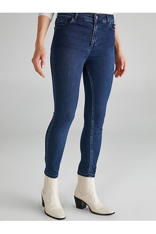 Faik Sönmez Yüksek Bel Bilek Boy Skinny Jean Pantolon 00030 001