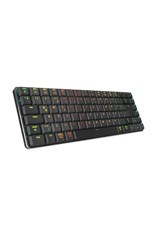 Rampage W-Granite Low Profile Mavi Switch Q RGB Mekanik Oyuncu Klavyesi