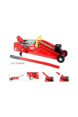 Bigred T82000cs 2 Ton Arabalı Zemin Kriko Plastik Taşıma Çantalı