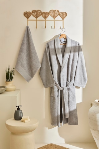 Kaşmir Home Maren Bornoz Seti L-XL Gri