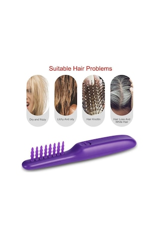 Yystore Tarak Electric Detangling Islak Ve Kuru Elektrikli Saç Yumuşatma Fırçası