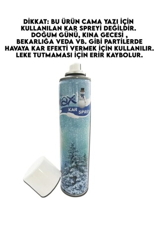 12li Kar Köpüğü Spreyi, Eriyen Kar, Parti Köpük Karı Kına Bride