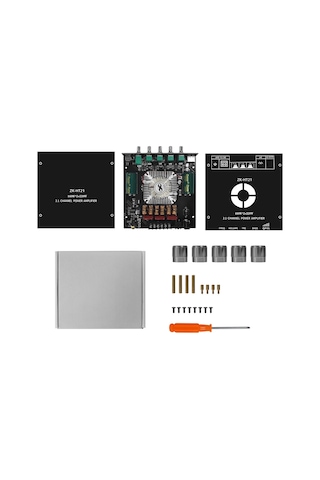 Vkemall Zk-ht21 Bluetooth Dijital Güç Amplifikatörü Modülü 2.1 Kanal Tda7498e Ağır Yükse Çok Renkli-7