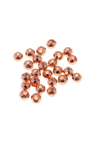 Homyl 25 Adet Oluklu Tungsten Sinek Bağlama Boncuk Perisi Bakır