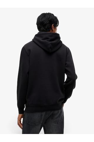 Tommy Hilfiger Tjm Reg Badge Hoodıe Ext Erkek Siyah Sweatshirt - Dm0dm23606
