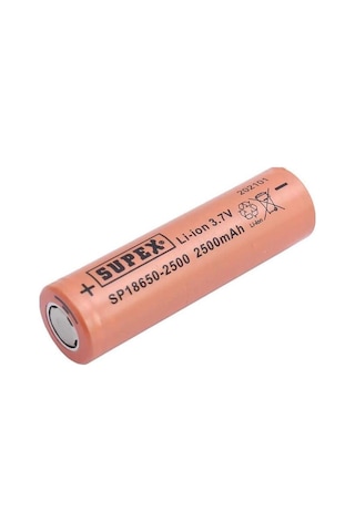 18650 3,7v 2500 Mah Düz Pil
