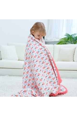 Willowhaven Yumuşak Nefes Alabilir Masajlı Bebek Battaniyesi - 110x80cm, Tüm Mevsimler İçin Uygun DiğER