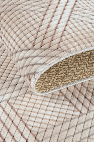 Tropikal Home Relax Konforlu Şık Dekoratif Kaymaz Tabanlı , Yıkanabilir Ve Leke Tutmaz Dört Mevsim Yolluk Kahve