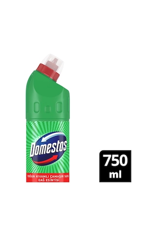 Domestos Yoğun Kıvamlı Çamaşır Suyu Maksimum Hijyen Dağ Esintisi 750 Ml 10'lu Set
